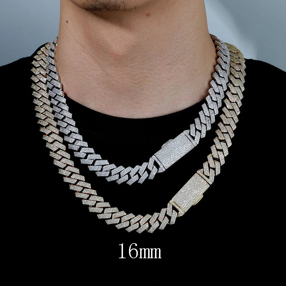 Cuban Chain Diamond Cubic Zirconia