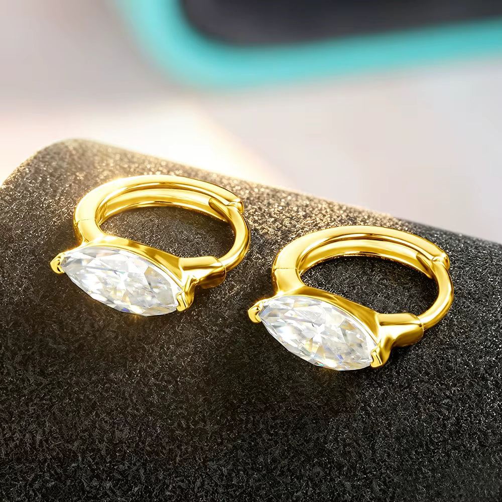 Royal Glow Moissanite Earrings