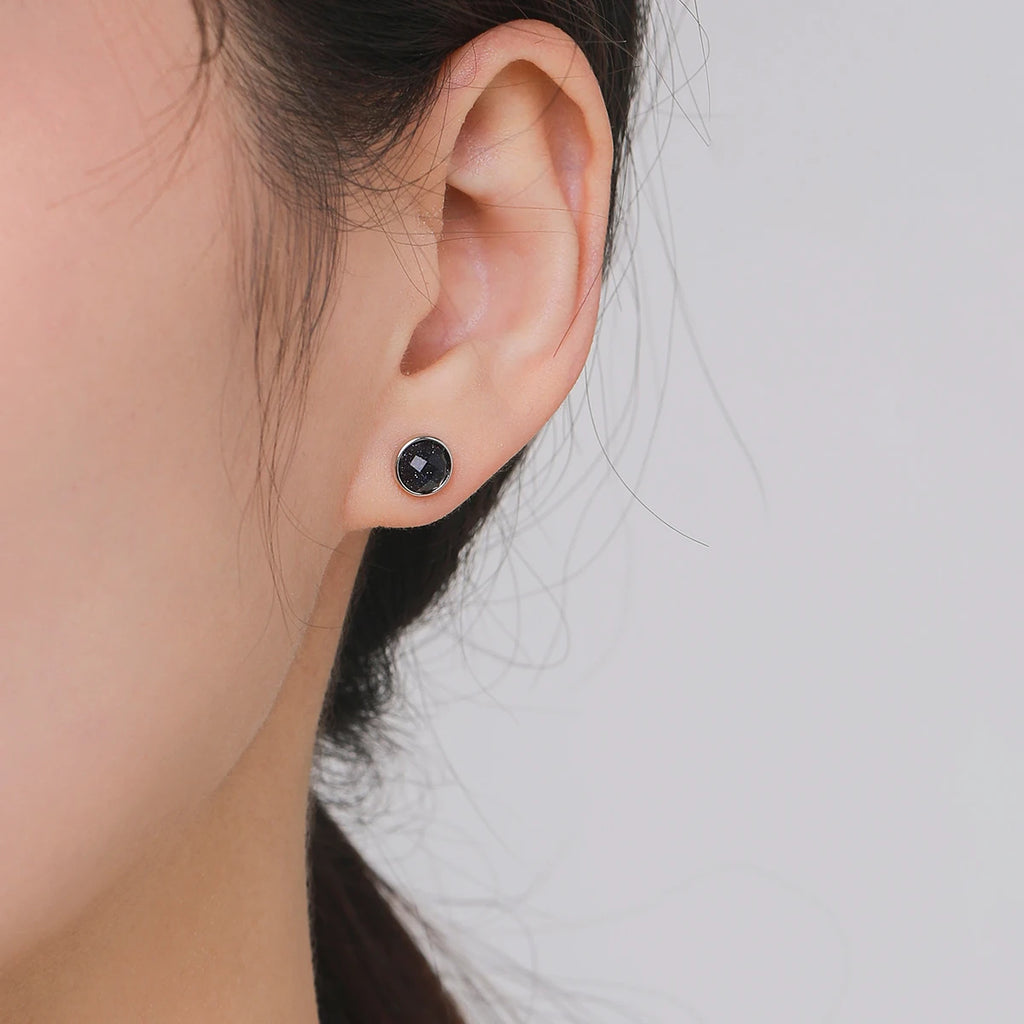 Natural Aventurine Stud Earrings