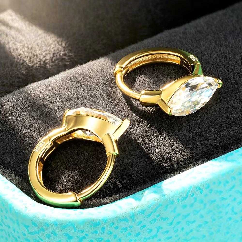 Royal Glow Moissanite Earrings
