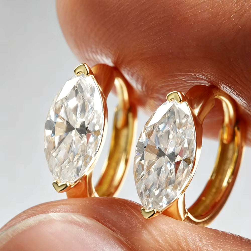 Royal Glow Moissanite Earrings