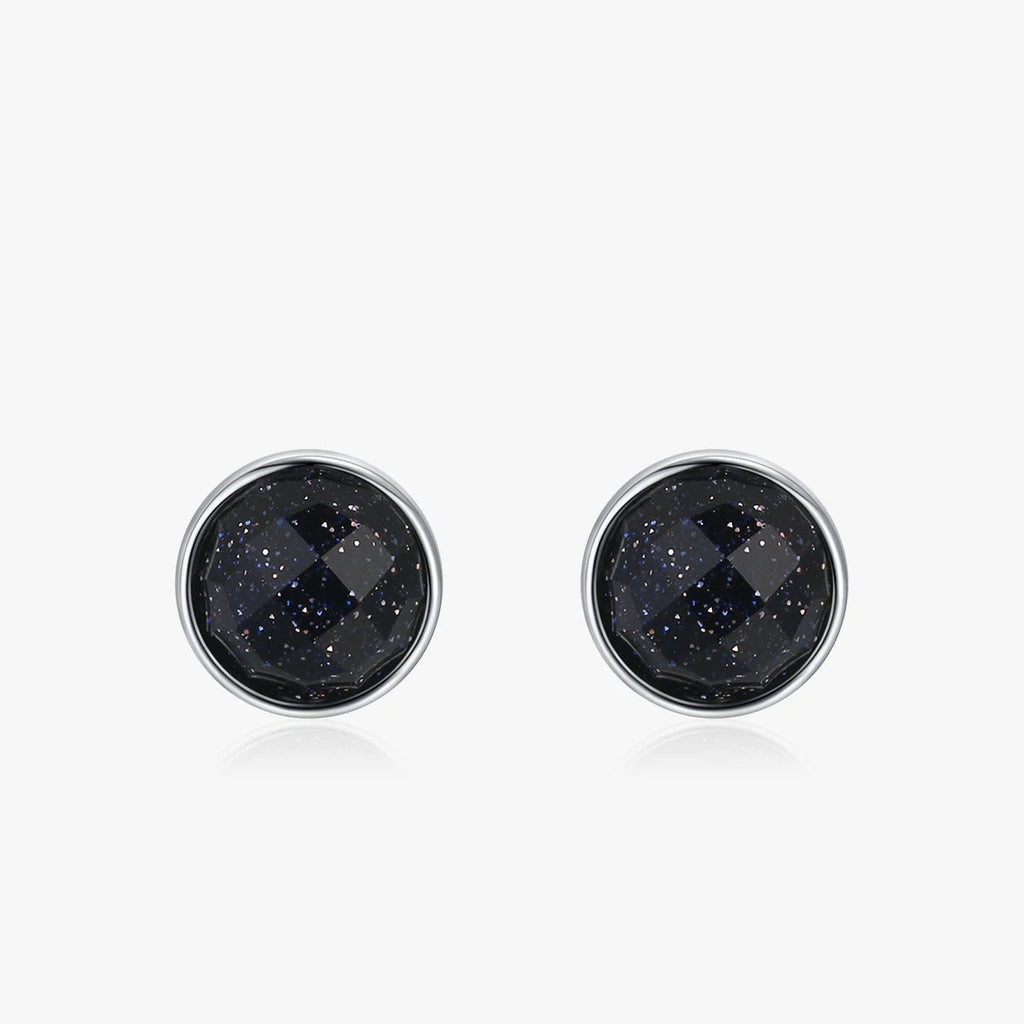 Natural Aventurine Stud Earrings