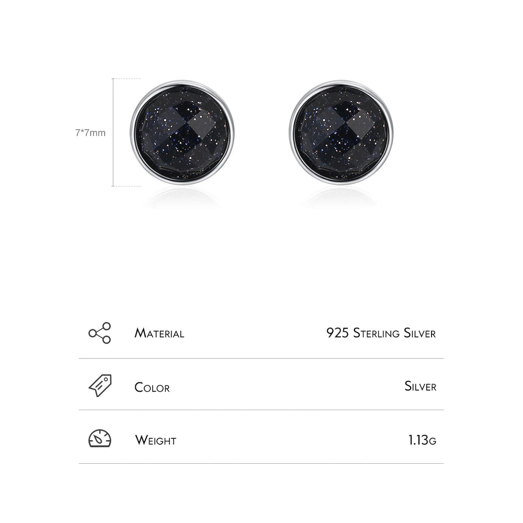 Natural Aventurine Stud Earrings