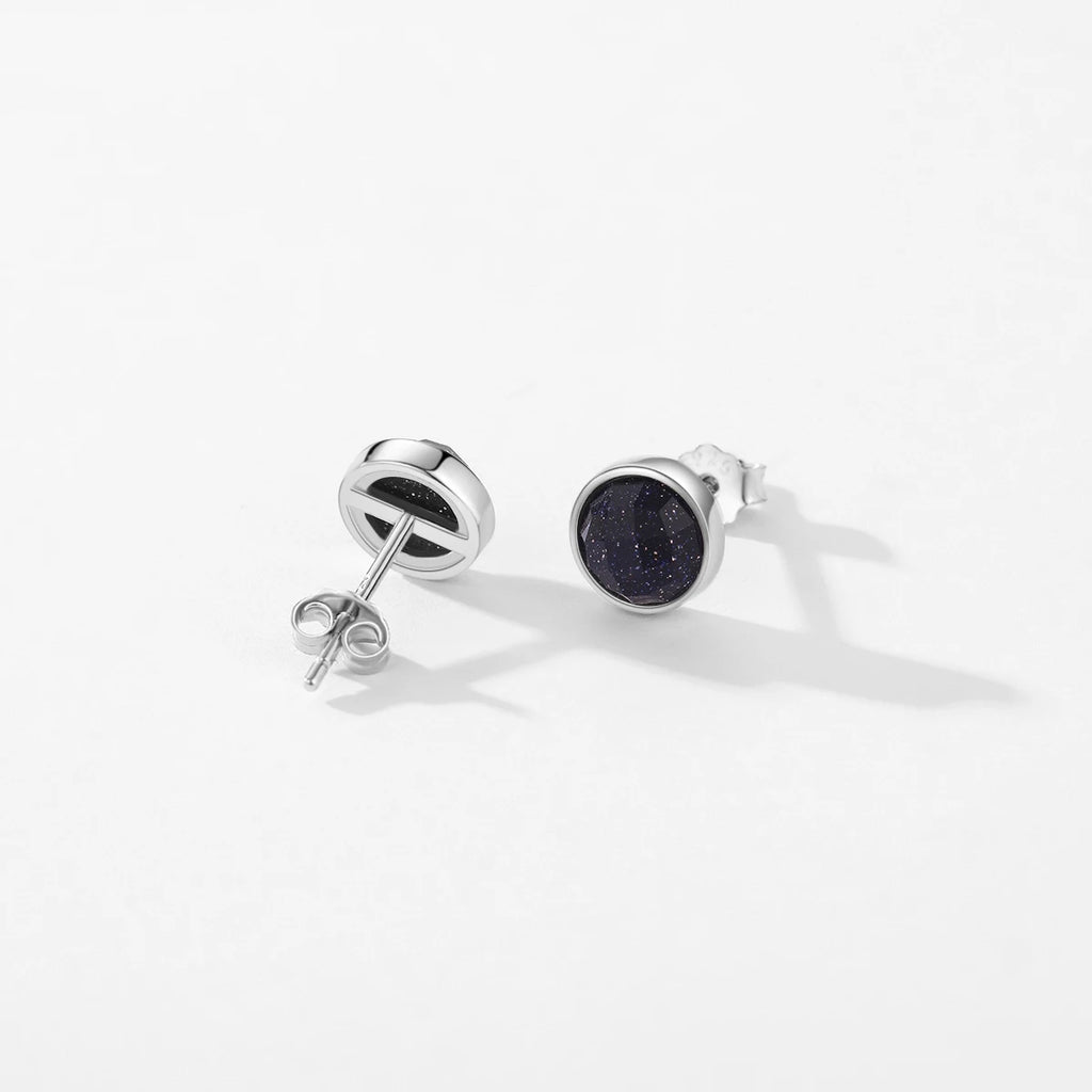 Natural Aventurine Stud Earrings